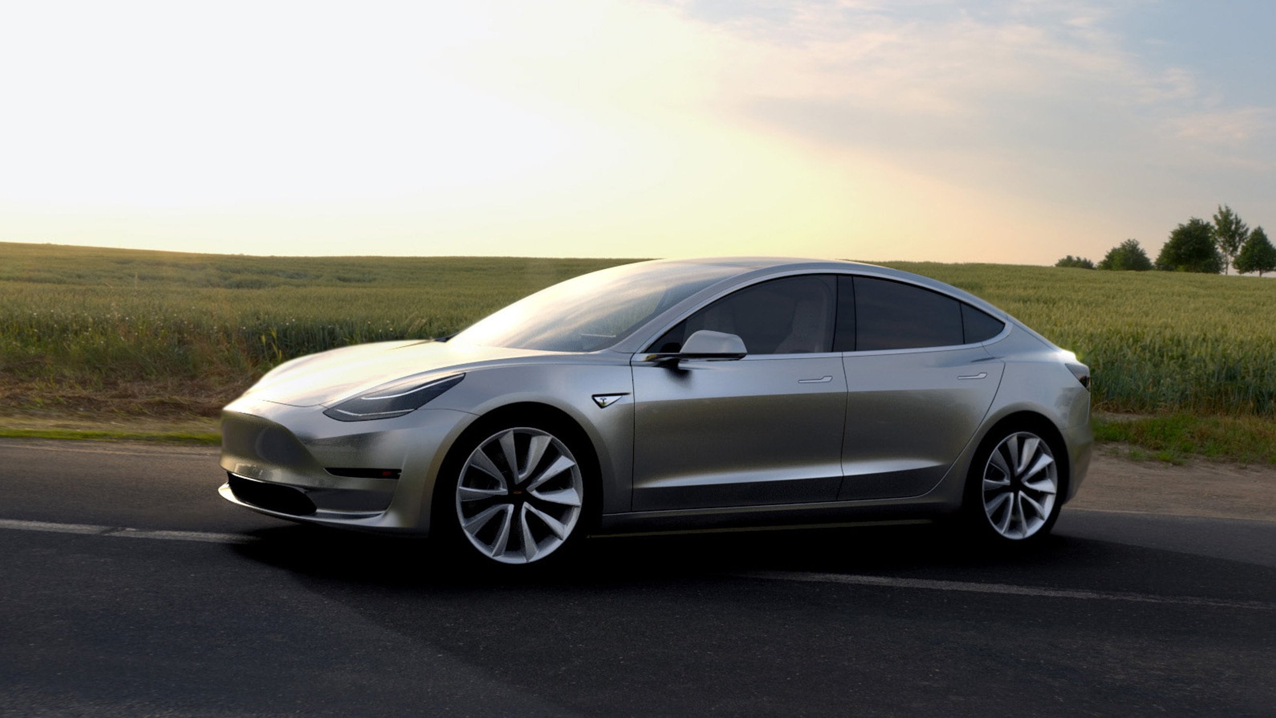 Tesla Model 3 Tesla Model 3 (From AutoGuide)