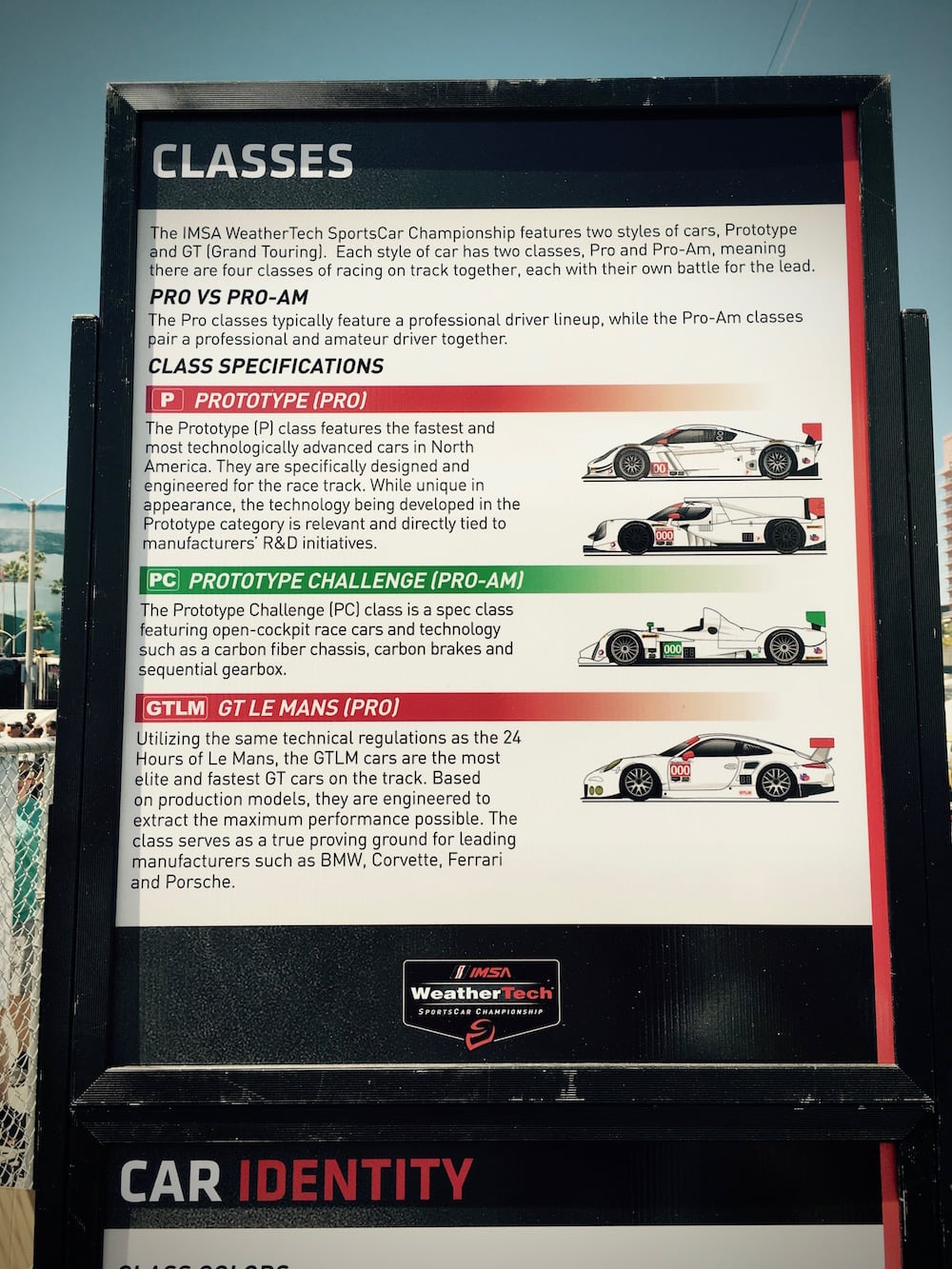 FIA WEC classes I snapped this because I thought it did a decent job of explaining the FIA WEC class structure