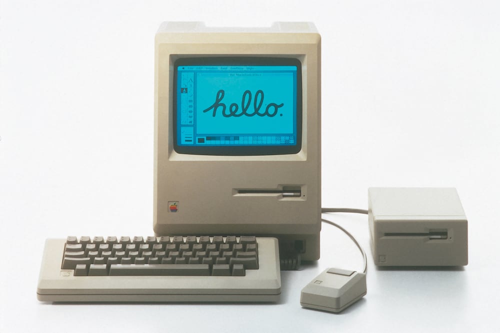 The original Macintosh from 1984 From mac-history.net