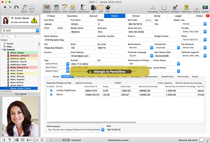 MacPractice screenshot Even the Mac OS software port is terrible